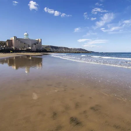 公寓 Seafront Terrace 2br Las Canteras Beach