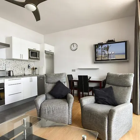 Seafront Terrace 2br Las Canteras Beach 아파트 *